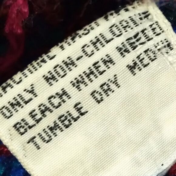 Vintage J.J. Browne Zigzag Chevron Knit Cardigan Sweater - Picture 9 of 9